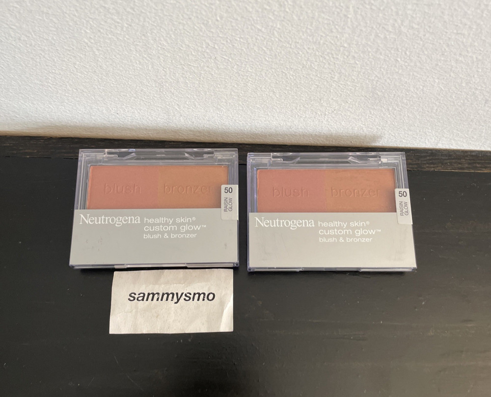 Neutrogena Healthy Skin Custom Glow Blush & Bronzer, # 50 Raisin Glow x2